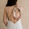 Powder pink bridal shoes