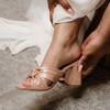 Rose gold Suzanne mule 