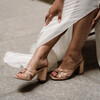 Rose gold Suzanne mule 