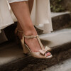 Champagne wedding sandals