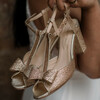Champagne wedding sandals