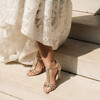 Gold wedding sandal