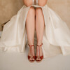 Terracotta bridal sandal