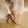 Gold wedding sandal
