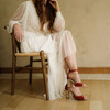 Wedding heeled sandal