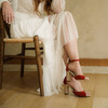 Wedding heeled sandal