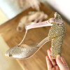 Chaussures de mariage dorées
