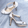Salomé haute blanche et argent mariée