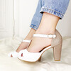Chaussure de mariée blanche