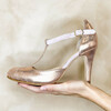 Chaussure mariage rose gold
