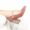 Escarpin mariage femme rose anglais