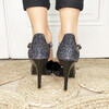 Chaussure talon haut, chaussure noire, chaussure talon aiguille
