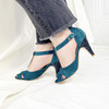 Salomé velours bleu canard et glitter starlight