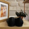 Ballerine en poil noir