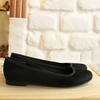 Ballerine en poil noir