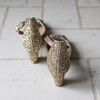 Charlotte plateforme en paillettes et glitter champagne