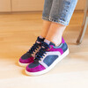 Baskets Oscar marine et violet
