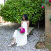 Sandale Charlotte plateforme en fines paillettes blanches et velours menthe