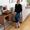 Sandales en cuir marron