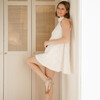Chloé en fines paillettes et glitter champagne