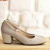 Escarpin gris clair