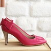 Escarpin pointu framboise