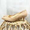 Pointed toe pump in rosewood 