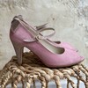 Escarpin ouvert rose