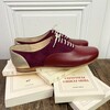 Burgundy and gold Oxford