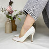 Escarpin en paillettes blanches mariage
