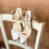 Sandale à talon blanche mariage