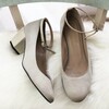 Escarpin gris clair