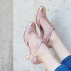 Chaussures de mariée rose poudré