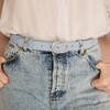 Ceinture sur mesure bleue
