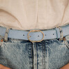 Ceinture sur mesure bleue