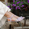Suzanne en irisé et velours lilas