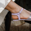 Suzanne en irisé et velours lilas