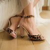 Leopard and pink sandal