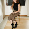 Richelieu plateforme en glitter noir