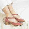 Chaussure femme terracotta