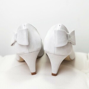Escarpin blanc mariage