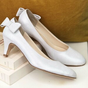 Escarpin blanc mariage
