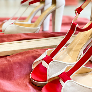 Sandale plateforme rouge on sale