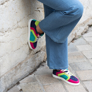Basket multicolore