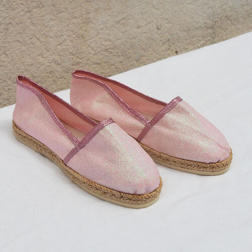 Espadrille enfant en paillettes rose Espadrille enfant en paillettes rose