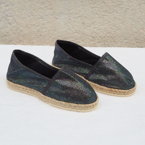 Espadrille enfant en paillettes starlight