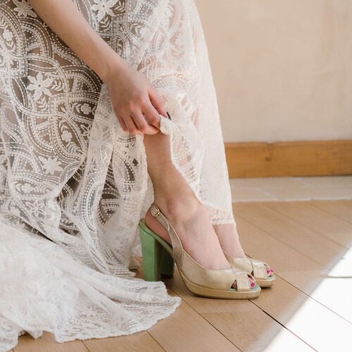 Escarpin mariée femme