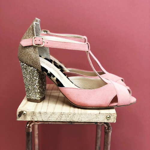 chaussure mariée colorée