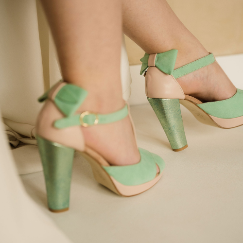 Colorful bridal shoes Colorful bridal shoes