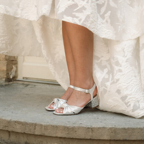 Customized square toe sandals